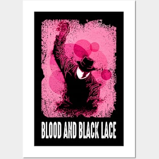 Golden Era Suspenseful Chic Blood and Black Nostalgia Tribute Shirt Posters and Art